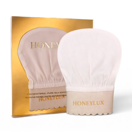 HoneyLux Silk Exfoliating Mitt - Face