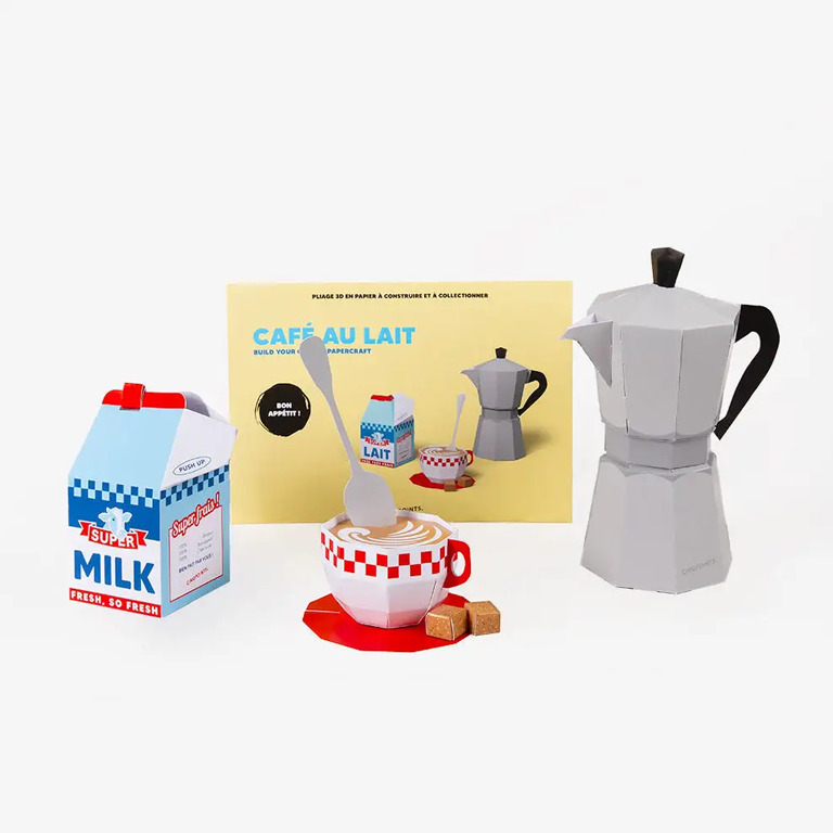 Cinqpoints 3D Paperfood - Cafe Au Lait - Image 2