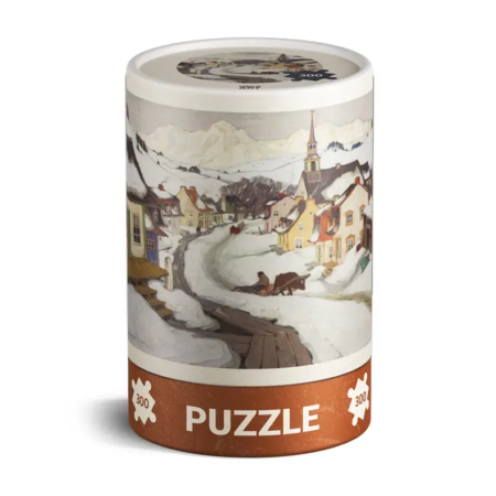 Today Is Art Day Puzzle - CLARENCE GAGNON | Village In The Laurentian Mountains