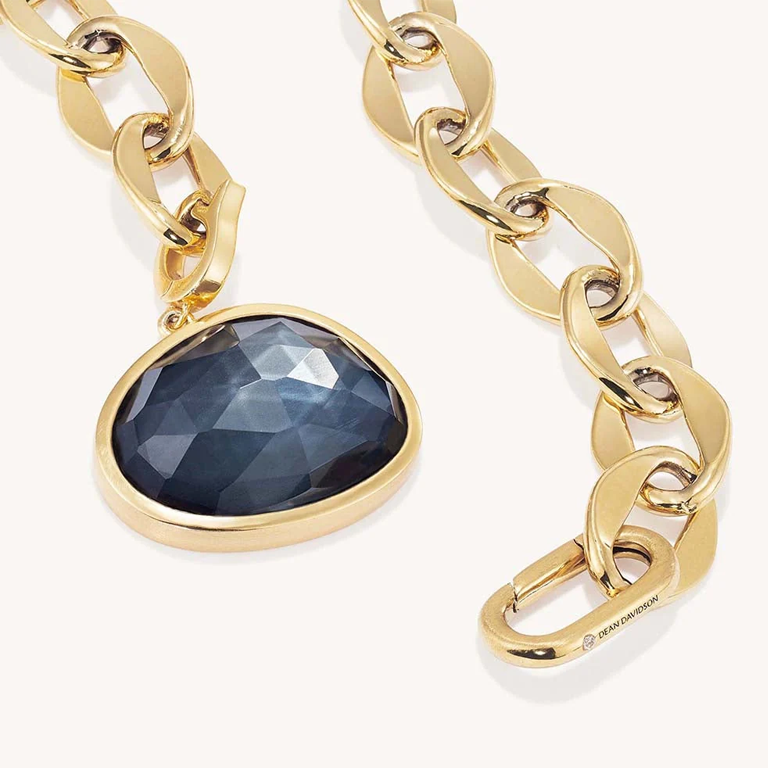 Dean Davidson Cala Collar Necklace - Iridescent Hematite - Image 4