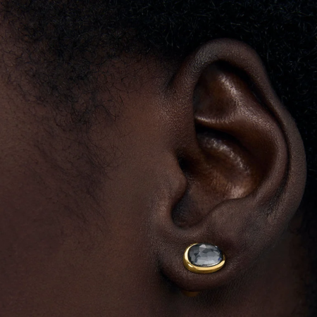 Dean Davidson Cala Stud Earrings - Iridescent Hematite