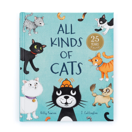 Jellycat Book - All Kinds Of Cats