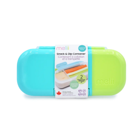 Melii Dip Container - Blue & Lime