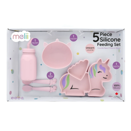 Melii Silicone Feeding Set - Unicorn