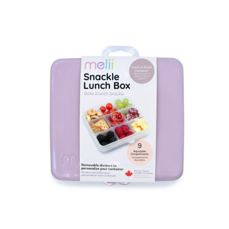 Melii Snackle Lunch Box 9 Compartments - Wisteria